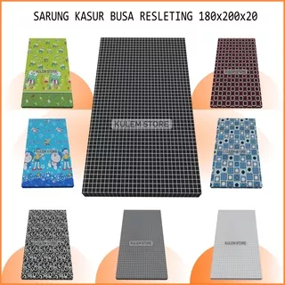 Sarung Kasur Busa Resleting 180x200x20 | Sarung Kasur 180x200 | Sprei Resleting 180x200