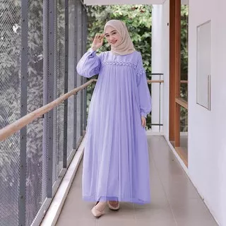 Shanum Dress l Lebaran Maxy Tutu Terusan Fashion Muslim Terlaris