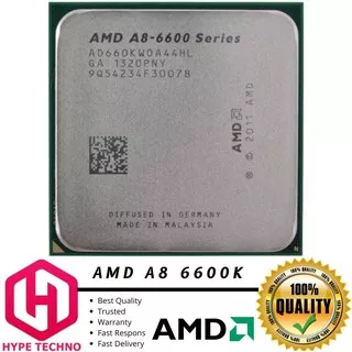AMD A8 6600K - 3.9GHz up to 4.2GHz 4Cores 4Threads Socket FM2 GPU Radeon HD 8570D TDP100w - best quality Processor Komputer PC/Desktop