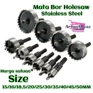 Mata Bor Holesaw Stainless Steel Plate Drilling Hole Saw Cutting Pelubang Plat Besi