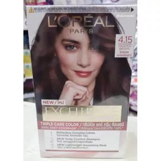 Semir Cat Rambut Loreal Paris Hair Color Excellence Creme No 4.15 (Frosted Brown)