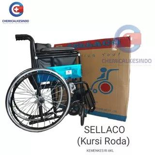 Kursi Roda Sella Standard Black 809 Sellaco 809B Wheel Chair Travel