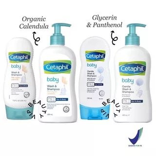 CETAPHIL Baby Gentle Wash & Shampoo with Glycerin & Panthenol / Organic Calendula (230ml/400ml)