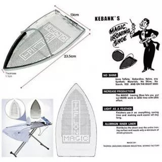 Sepatu Teflon Setrika Uap Listrik Silverstar - Magic Ironing Shoe