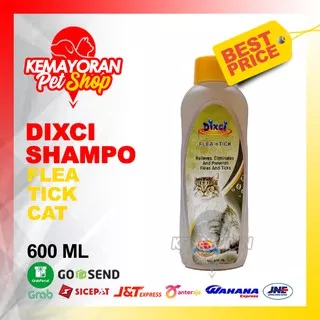 Shampo Kutu Kucing DIXCI Shampo Flea And Tick Cat 600ml