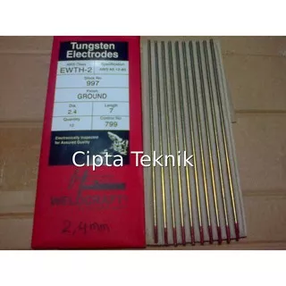 Kawat las tungsten elektroda TIG 2,4mm