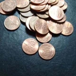 Uang Koin Kuno Asing 1 Cent Dollar Amerika Penny Lincoln Tahun Campur Tidak Bisa Pilih