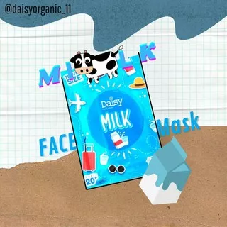 Daisy Organic - Milk Face Mask - Masker Wajah Organic