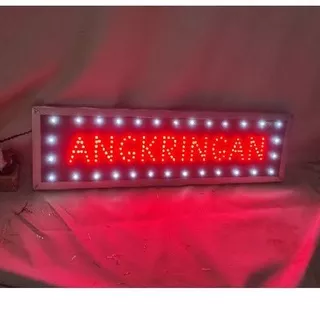 Outdor led sign / tulisan lampu led outdor ANGKRINGAN