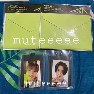 READY NCT 127 AR TICKET FANMEETING BEYOND LIVE FOUNDATION DAY YUTA CARD WALLET CAWALL PC SET PHOTOCARD