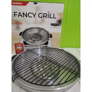 MASPION Alat Panggang Fancy Grill 33 cm | Alat BBQ | Panggangan