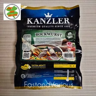 Kanzler Bockwurst/Sosis Sapi dan Ayam 360gr