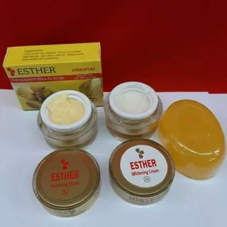 ESTHER GOLD CREAM ORIGINAL PAKET CREAM ESTHER GOLD KACA SM WHITENING ESTHER KRIM GOLD ASLI