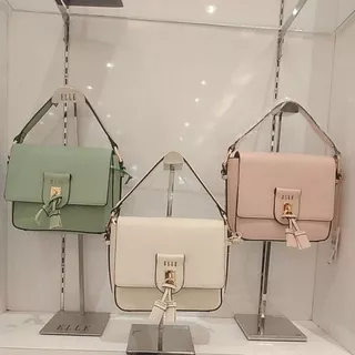 Hand Bag ELLE 41301 Original Counter Store Tas Wanita Jinjing Selempang Fashion Modis Sale Branded