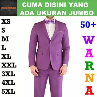 XXXXXL 5XL XXXXL 4XL XXXL 3XL XXL XL L M S XS JAS Pria BLAZER Cowok TEBAL SETELAN Polos Groomsmen Kantor Office Kerja Resmi Formal Kasual Casual Kuliah Wisuda Resepsi Pernikahan Kantong Saku UNGU TARO TERONG TUA GELAP LIS PUTIH Jas Kancing 1 2 Saku Tutup