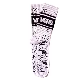 KAOS KAKI CASUAL OLDSCHOOL | KAOS KAKI MOTIF | KAOS KAKI DISTRO [VANS PUTIH CORAK] - FAEYZA STORE