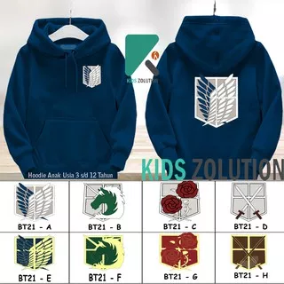 Jaket Attack On Titan Anak / Hoodie Attack On Titan Anak / Sweater Attack On Titan Anak / Jaket AOT