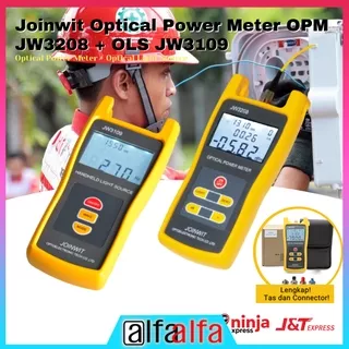 Optical Power Meter OPM Joinwit JW 3208+Optical Light Source OLS JW 3109 Asli Kualitas Terjamin