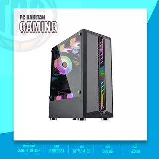 PC Rakitan Gaming core i3 10100F / GT 740 4Gb / Ram 8Gb / SSD 120Gb