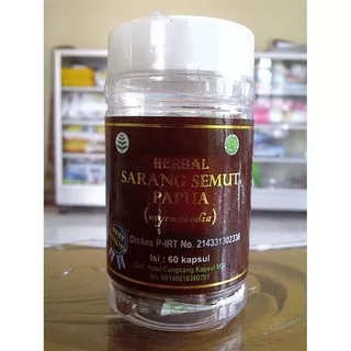 Kapsul Sarmut Murni ( Sarang Semut Papua ) | Herbal Kanker dan diabet ( Izin POM )