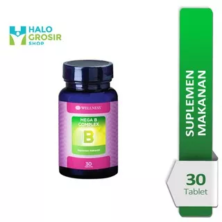 Wellness Mega B Complex - 30 Tablet / Vitamin B Kompleks