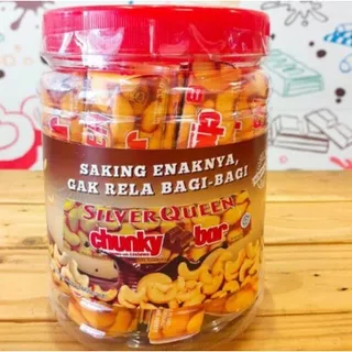 Coklat Silverqueen Chunkybar mini 33gr Toples Jar | Silverqueen | Cokelat Silverqueen Murah