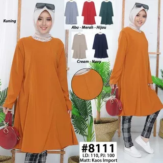 Tunik muslim wanita / Tunik kaos import / Long tunik wanita / Tunik ld 110 / Casual tunik wanita