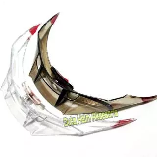 Spoiler Helm Kbc 3D Vista Aksesoris Helm Full Face