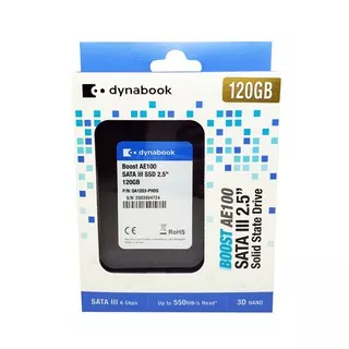 Dynabook SSD 120GB Internal Sata III Boost AE100 up to 550mb/s