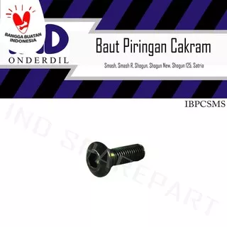 IND Onderdil Baut/Baud Piringan Cakram Kunci L 8x25 Smash/Spin/RGR/Skywave/Skydrive/Satria-FU