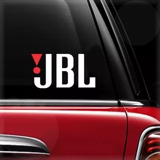Sticker Kaca Mobil JBL Audio Sound System Stiker Cutting Sticker Mobil ayla dll