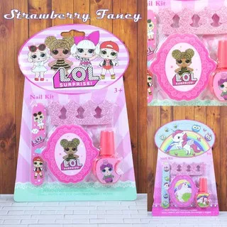 LOL Dolls Surprise Nail Kit / Nail Polish Kids Manicure / Cat Kuku Unicorn LOL PS012811
