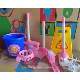 MC 01 CLEANING TOOLS / MAINAN ANAK EDUKASI ALAT KEBERSIHAN LENGKAP / MAINAN CLEANING SERVICE ANAK