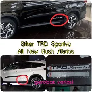 Stiker TRD Sportivo All New Rush Terios 2018