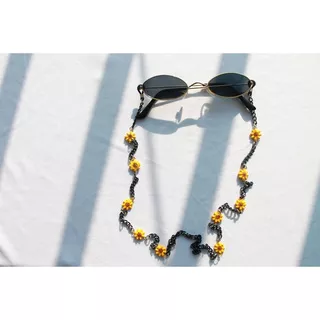 Sunflower X Black New Series Strapglasses Clay Tali Kacamata Kado Unik Handmade