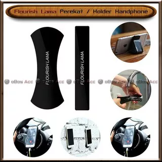 Flourish Lama Perekat Holder Hp Dock Handphone Fixate Gel Pads Nano Rubber Original