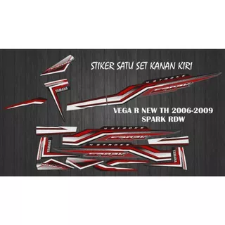 STIKER STRIPING DECAL VARIASI VEGA R NEW TAHUN 2006-2009 SPARK THAILAND