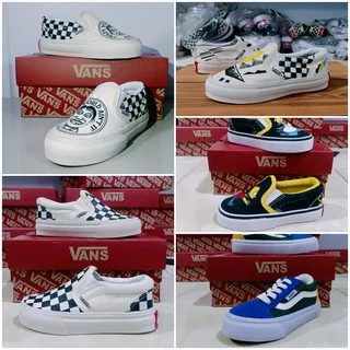 Sepatu Vans Laki Laki Sepatu vans Kids sepatu vans bayi Ukuran 16 sampai 35