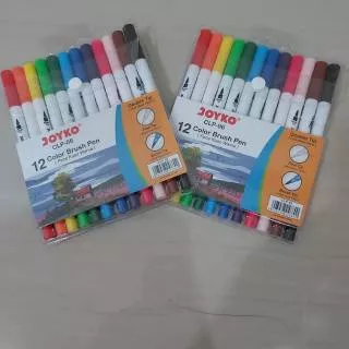 Color brush pen 12 warna joyco