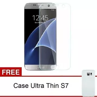 Samsung Galaxy S7 Screenguard Anti-Shock Full Layar (Clear) Free Case Ultra Thin