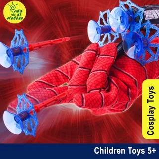 Sarung Tangan Jaring Tembakan Spiderman Mainan Anak Kostum Superhero