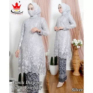 ADE>SET KEBAYA TUNIK TERLARIS - TUNIK KEBAYA BUSUI FRIENLY - OUTFIT KONDANGAN - KEBAYA MODERN CANTIK