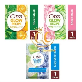 Masker Citra Glow Recipe Juicy Sheet Mask/Sheet Mask Citra Original 100%