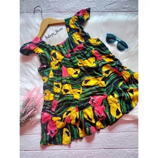 DASTER ANAK 1-3tahun / dress Anak Rayon / baju anak/ dress harian anak / dress adem /dress rayon