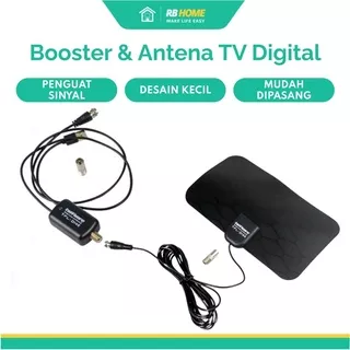 Penguat Sinyal TV Digital | Booster Antena TV Digital Amplifier Signal Booster DVB-T2