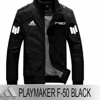 [?48?] Diskon Jaket adidas grade original warna hitam kualitas outdoor semi anti air model distro mu