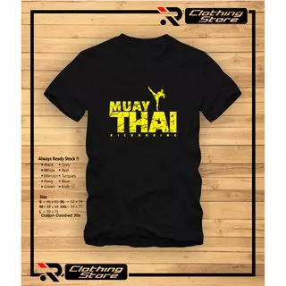 Kaos T-shirt Muay Thai Kick Boxing Terbaru Murah - IR