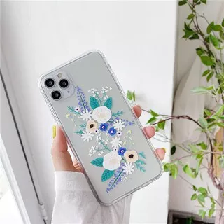 Casing Samsung A5 2017 OPPO F1 PLUS OPPO A71 Case Lavender Flower Soft Clear