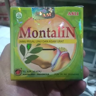 Montalin Kapsul Original 100% Jamu Pegal Linu dan Asam Urat herbal Original 100% Air Madu