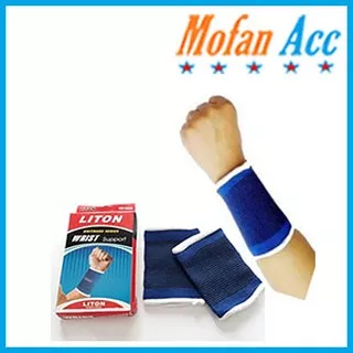 Liton Wrist Support Pelindung Olahraga Pergelangan Tangan Lengan Deker Wristband Handband 8620 Hand